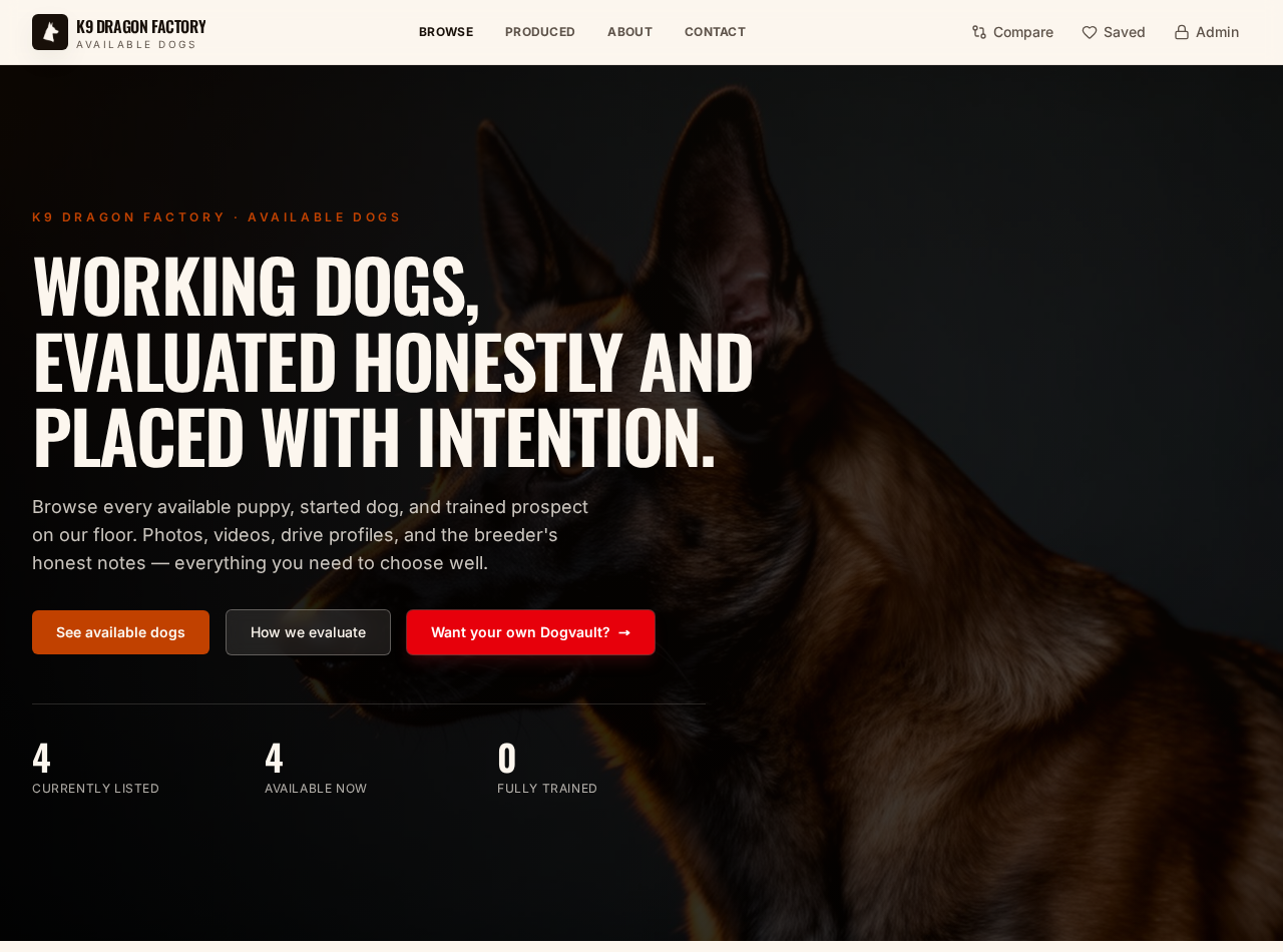 Your kennel page